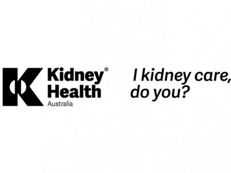 Kidney health Austraia ' I kidney care, do you?' sticker