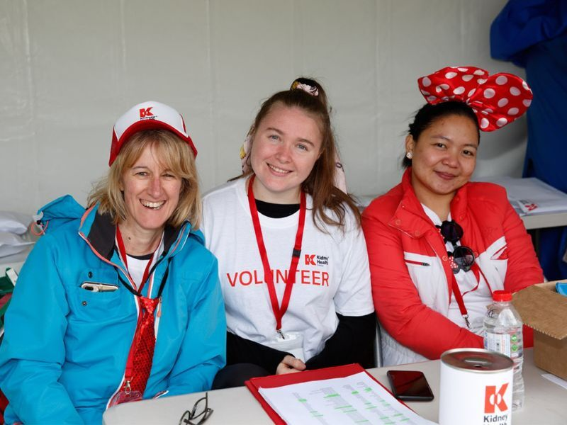 Three Kidney Health Australia volunteers