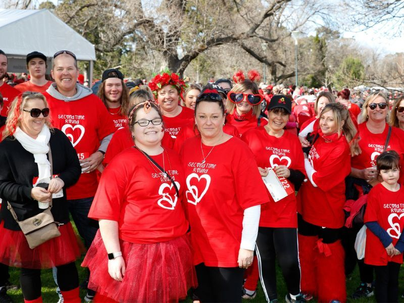 Participants of the Big Red Kidney Walk