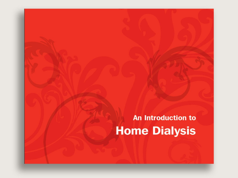 'An introduction to Home Dialysis' cover page