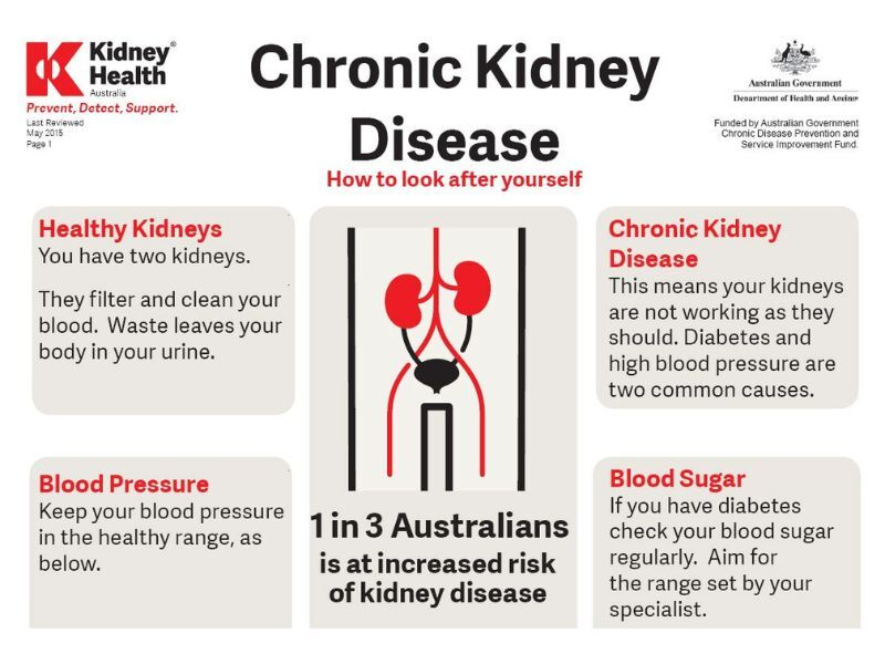 'Chronic Kidney Disease' photosheet cover page