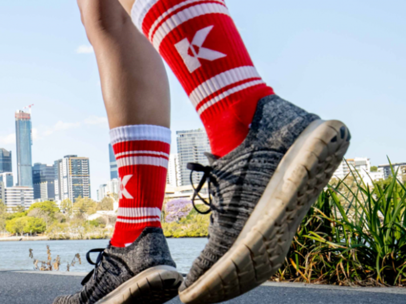 Red Kidney Health sports socks