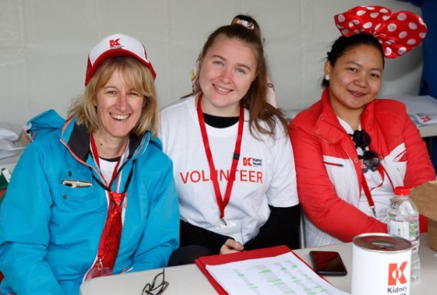 Three Kidney Health Australia volunteers