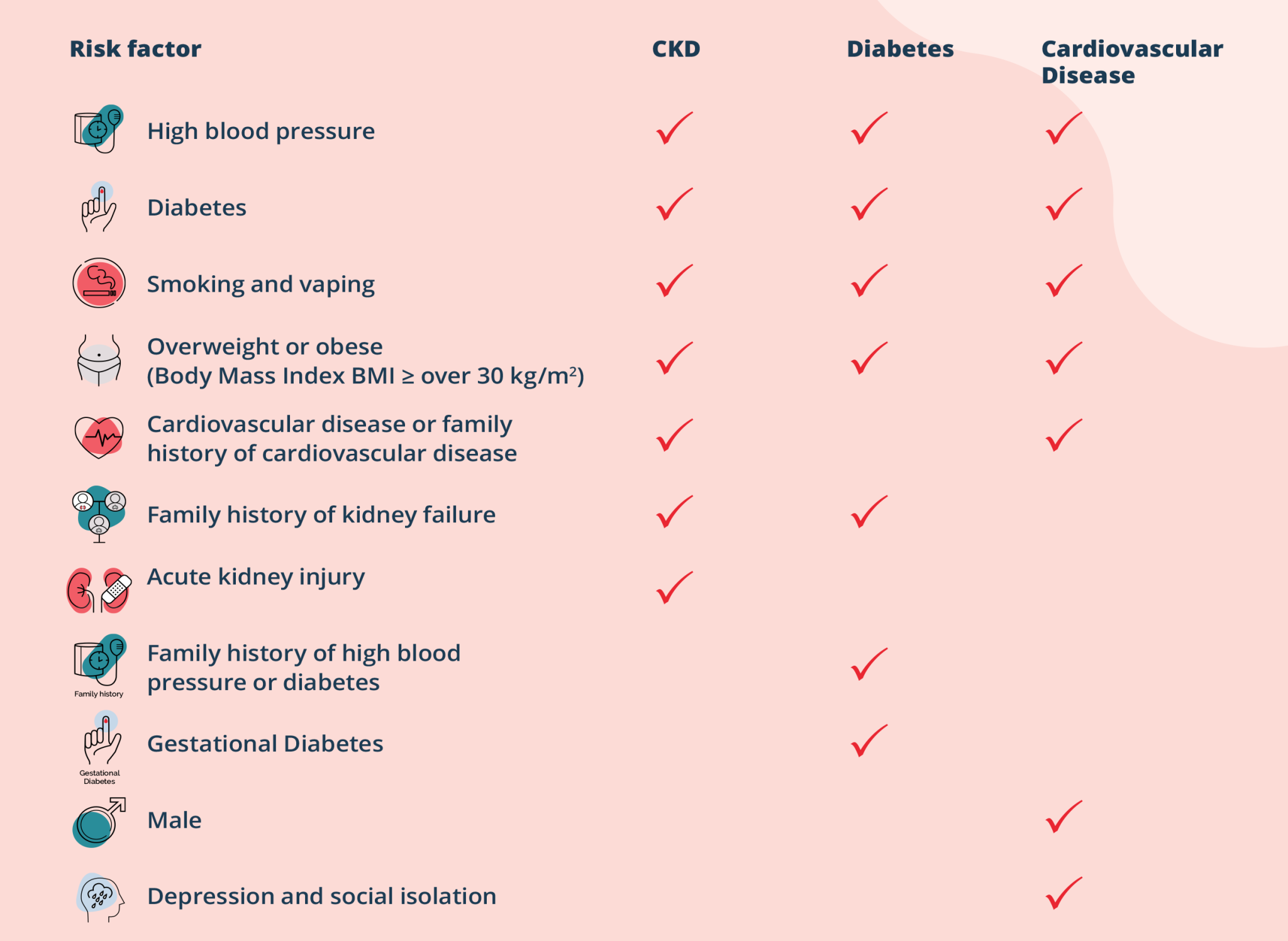 Link between kidneys, diabetes & heart | Kidney Health Australia