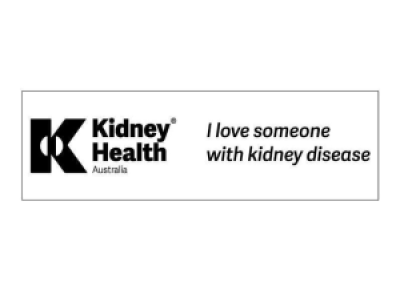 Sticker - I love someone with kidney disease