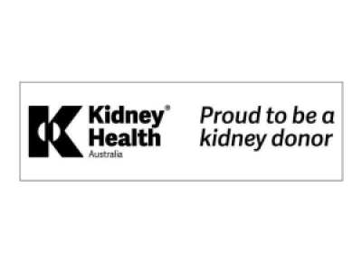 Sticker - Proud to be a kidney donor